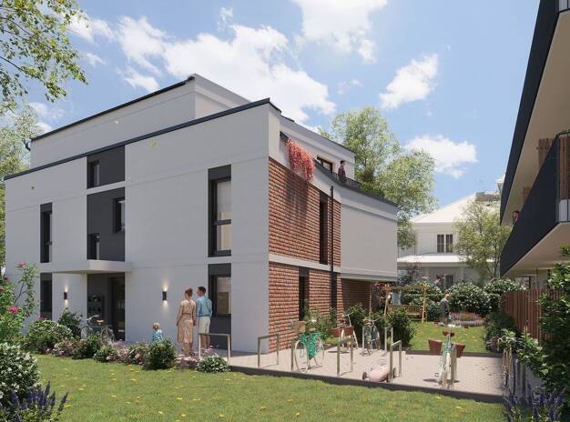Wohnung zum Kauf - Neubau 616.000 € 4 Zimmer 90,3 m² 1. Geschoss Holsteiner Chaussee 196 Schnelsen Hamburg 22457