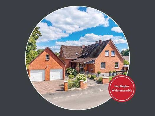 Mehrfamilienhaus zum Kauf 450.000 € 10 Zimmer 201 m² 1.072 m² Grundstück Moorburg Brietlingen 21382