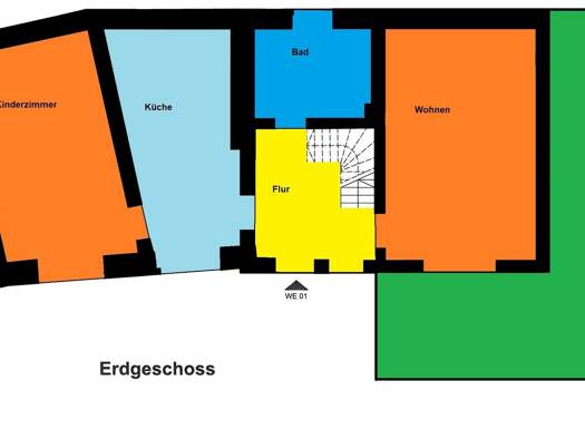 Wohnung zur Miete 799 € 3 Zimmer 110 m² Magdeburger Straße 5 Riestedt Sangerhausen 06526
