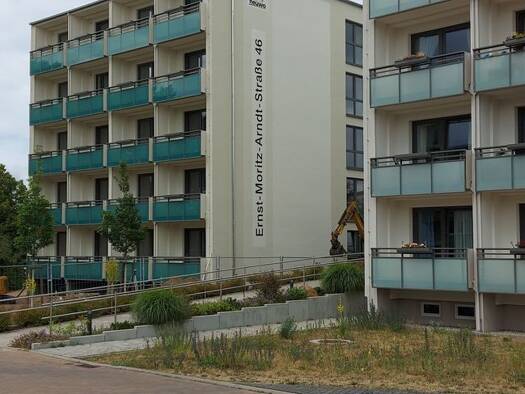Wohnung zur Miete nur mit Wohnberechtigungsschein 336 € 2 Zimmer 56,1 m² EG frei ab 01.11.2025 E.-M.-Arndt-Str. 46 Neustrelitz Neustrelitz 17235