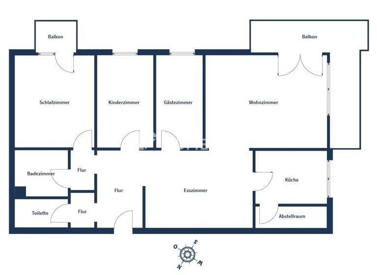 Wohnung zum Kauf 227.000 € 4 Zimmer 94 m² 2. Geschoss Ebingen Albstadt 72458
