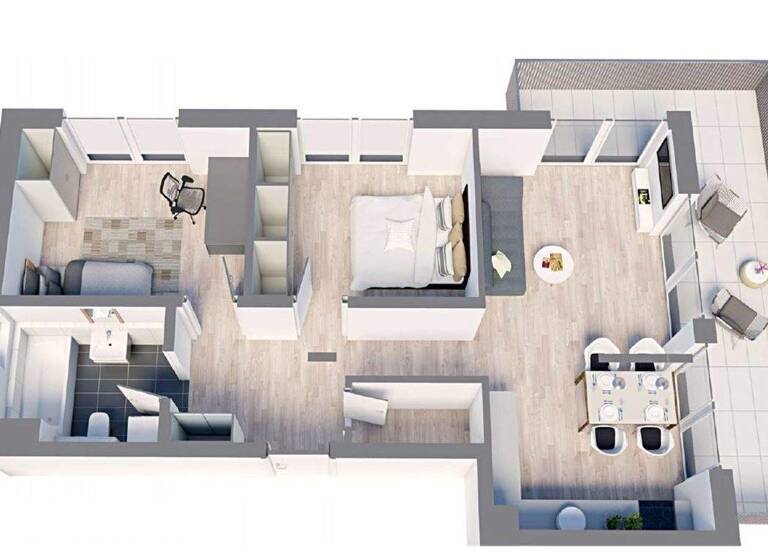 Wohnung zum Kauf - Neubau provisionsfrei als Kapitalanlage geeignet 7.850.000 € 3 Zimmer 71,8 m² Partenkirchen Garmisch-Partenkirchen 82467