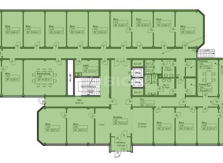 Büro zur Miete provisionsfrei 923 m² Bürofläche teilbar ab 923 m² Westenfeld Bochum 44867