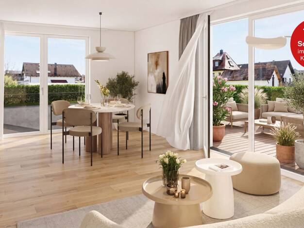 Wohnung zum Kauf - Erstbezug provisionsfrei 419.900 € 3,5 Zimmer 80,8 m² 1. Geschoss Ay Senden 89250