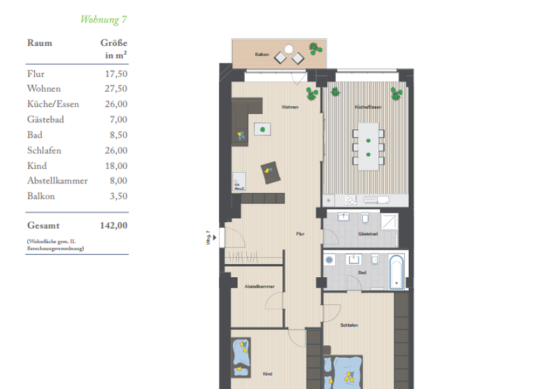 Wohnung zum Kauf 549.000 € 3 Zimmer 142 m² 1. Geschoss Hans-Poeche-Straße 2a-c Zentrum-Ost Leipzig 04103