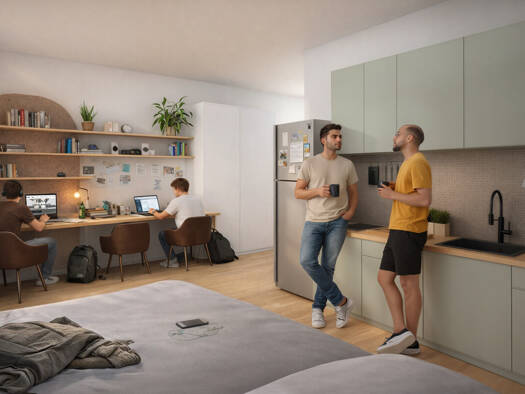 Studio zum Kauf - Erstbezug 135.009 € 1 Zimmer 21,4 m² 3. Geschoss Eberswalde Eberswalde 16225