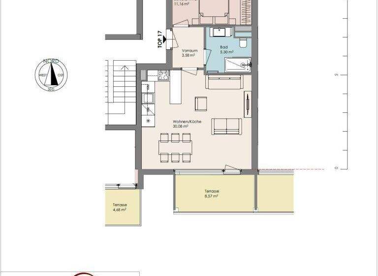 Wohnung zum Kauf - Erstbezug provisionsfrei 440.000 € 2 Zimmer 50,1 m² 2. Geschoss Maria Enzersdorf 2344