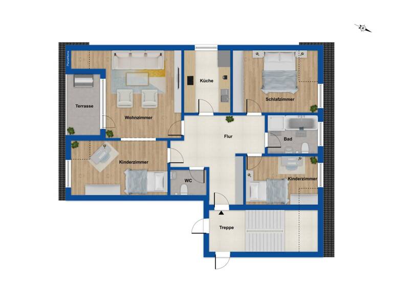 Wohnung zum Kauf 249.000 € 4 Zimmer 91,2 m² 2. Geschoss Lintorf Ratingen 40885