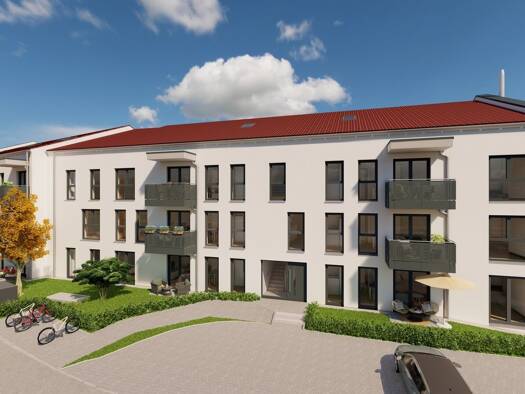 Wohnung zur Miete - Erstbezug 1.400 € 3 Zimmer 76,1 m² 2. Geschoss Rosenberger Straße 4 Sulzbach-Rosenberg Haag in Oberbayern 83527