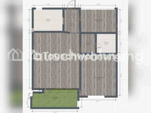 Wohnung zur Miete Tauschwohnung 559 € 3 Zimmer 65 m² 1. Geschoss Lierenfeld Stadtbezirk 8 40229