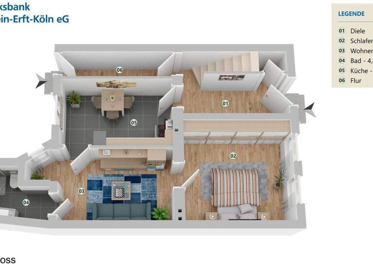 Reihenmittelhaus zum Kauf 390.000 € 7 Zimmer 118,3 m² 261 m² Grundstück Frechen 50226