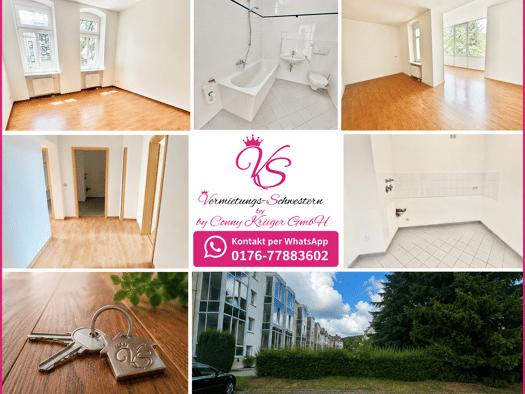 Wohnung zur Miete 350 € 2 Zimmer 64 m² 1. Geschoss frei ab sofort Rößlerstraße 18 b Altchemnitz Altchemnitz 09120