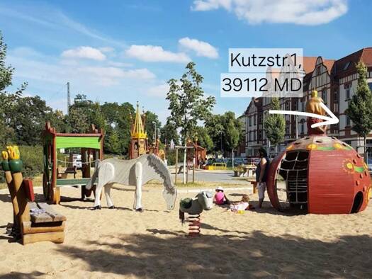 Wohnung zur Miete 645 € 4 Zimmer 99 m² Geschoss 1/3 frei ab 01.08.2026 Kutzstraße 1 Leipziger Str. Magdeburg 39112