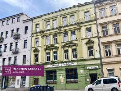 Wohnung zur Miete 450 € 2 Zimmer 48 m² EG Mansfelder Straße 11 Saaleaue Halle (Saale) 06108