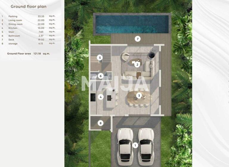 Villa zum Kauf 353.901 € 3 Zimmer 229 m² 229 m² Grundstück Mori Phuket Thalang 83110