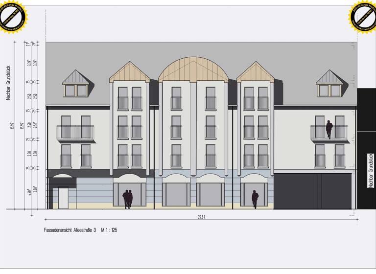 Haus zum Kauf als Kapitalanlage geeignet 4.085.000 € 2.836 m²<br/>Wohnfläche 919 m²<br/>Grundstück Kirchstraße 20 Lahr Lahr/Schwarzwald 77933