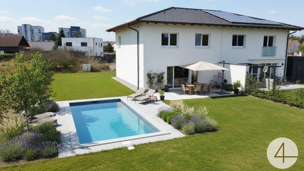 Doppelhaushälfte zum Kauf - Erstbezug 575.000 € 130 m² 348 m² Grundstück Grabenhof Wels 4600