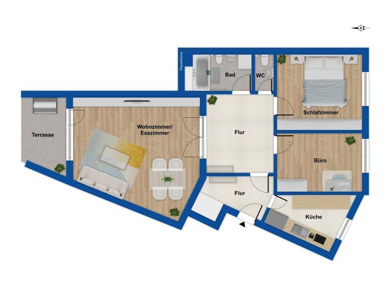 Wohnung zum Kauf 4 Zimmer 81,5 m² Ahrensburg 22926