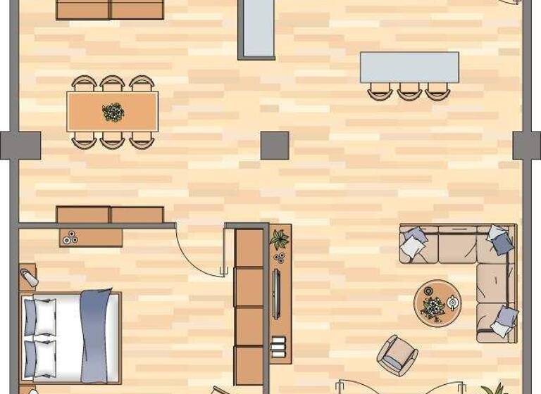 Wohnung zur Miete - Erstbezug 1.295 € 2 Zimmer 125,7 m² 5. Geschoss Am Tabakquartier 52 Woltmershausen Bremen 28197