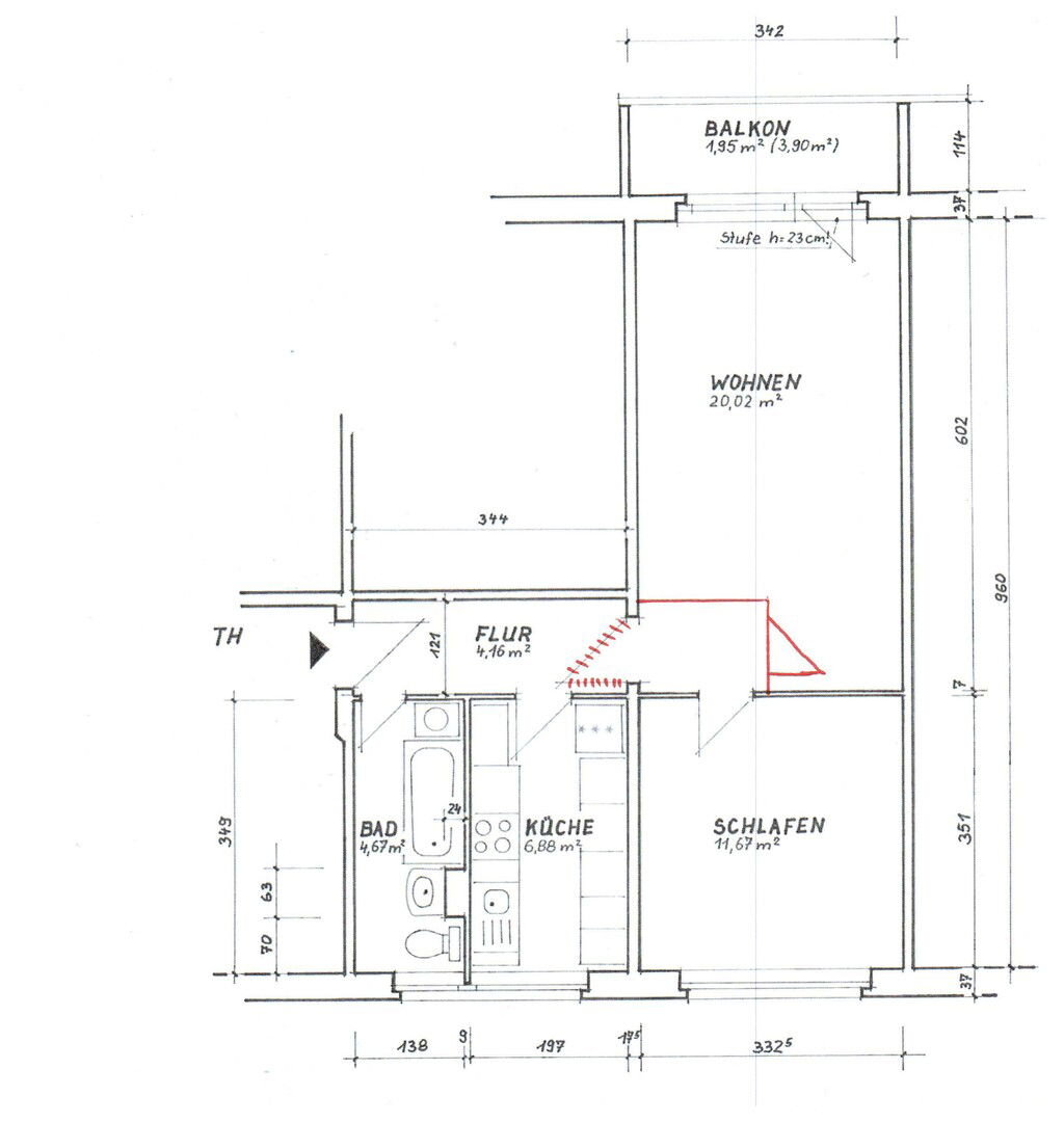 Wohnung zur Miete 450 € 2 Zimmer 50 m²<br/>Wohnfläche 2.<br/>Geschoss Lippeweg 11 Merseburg Merseburg 06217