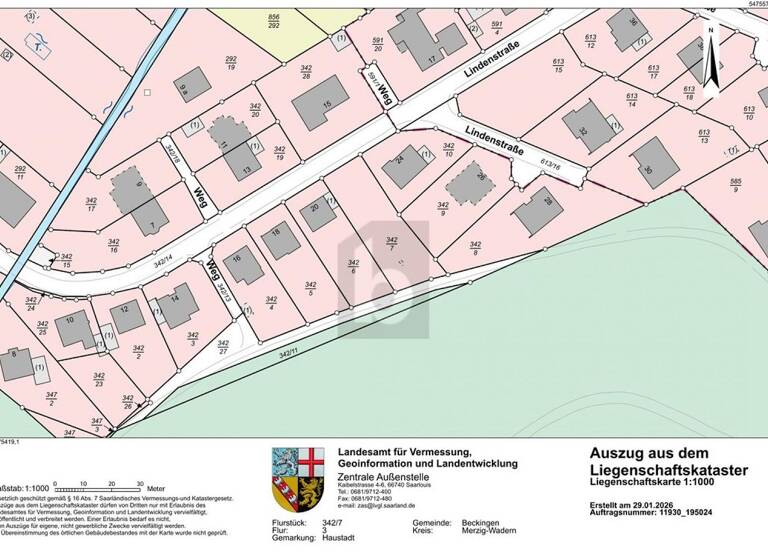 Grundstück zum Kauf 88.000 € 833 m² Grundstück Haustadt Beckingen 66701