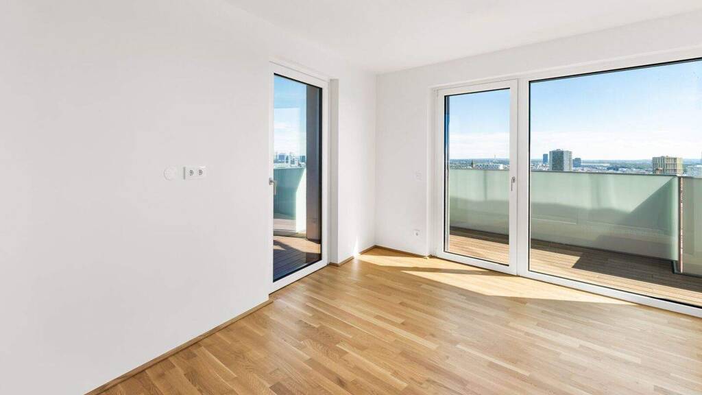 Wohnung zur Miete - Erstbezug 1.941 € 3 Zimmer 67,1 m² 26. Geschoss Dresdner Straße Wien 1200