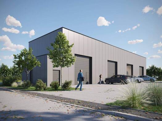 Lagerhalle zum Kauf - Erstbezug 209.000 € 78 m² Lagerfläche Teichstraße Asten 4481