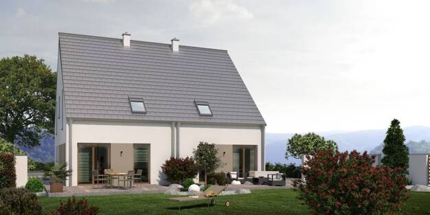 Doppelhaushälfte zum Kauf 547.420 € 4 Zimmer 126,1 m² 355 m² Grundstück Rümmingen 79595