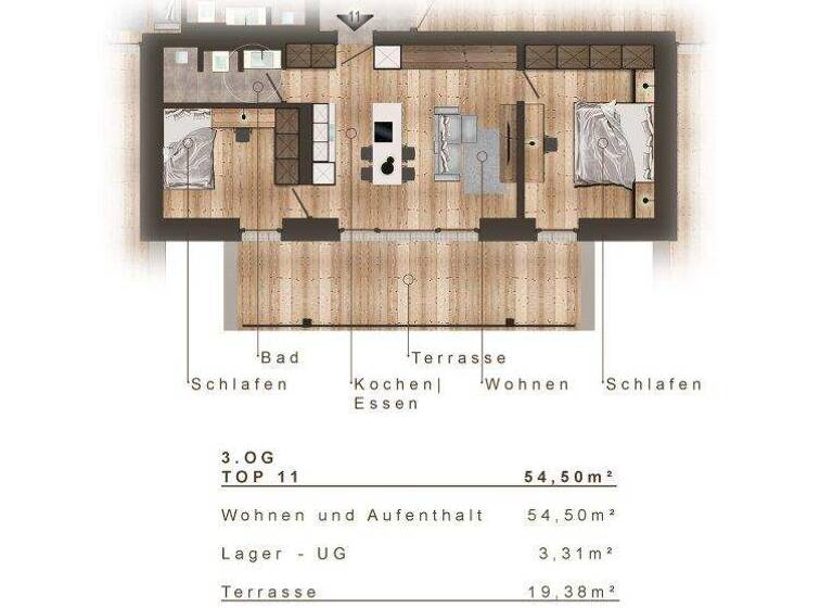 Wohnung zum Kauf - Erstbezug provisionsfrei 479.000 € 3 Zimmer 3. Geschoss Achenstraße Bad Hofgastein 5630