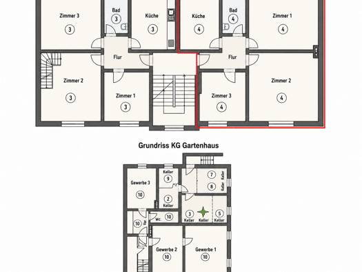 Wohnung zum Kauf 206.000 € 2,5 Zimmer 55 m² 2. Geschoss Pankow Berlin 13187