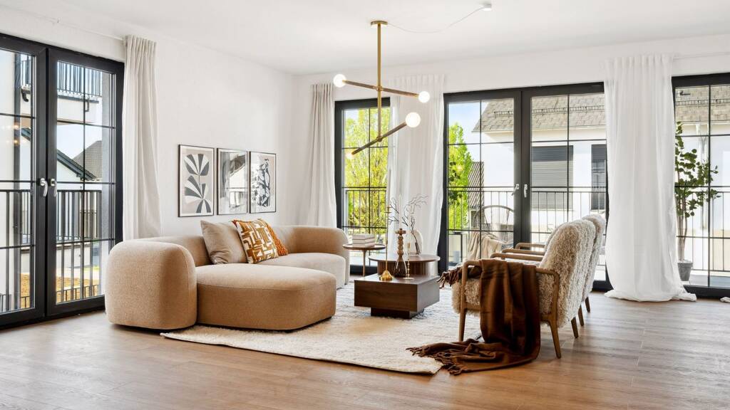 Doppelhaushälfte zur Miete - Erstbezug 2.400 € 7,5 Zimmer 200 m² 255 m² Grundstück Limesstraße 14-16 Babstadt Bad Rappenau / Babstadt 74906