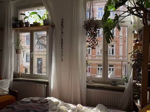 WG-Zimmer zur Miete 278 € 17 m² Geschoss 1/4 frei ab 01.05.2026 Paulusviertel Halle (Saale) 06114