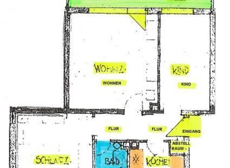 Wohnung zum Kauf 154.000 € 3 Zimmer 63,6 m²<br/>Wohnfläche Kramersfeld Bamberg 96052