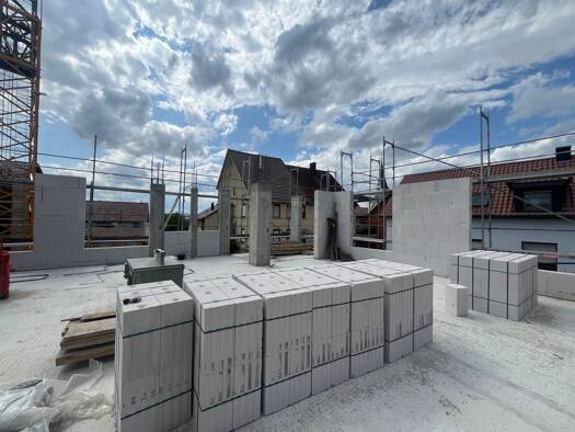 Wohnung zum Kauf - Neubau provisionsfrei 376.900 € 2 Zimmer 67,3 m² 2. Geschoss Hauptstraße 62 Neckarwestheim 74382