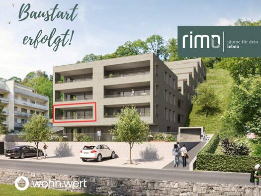 Terrassenwohnung zum Kauf - Erstbezug 595.000 € 3 Zimmer 78,8 m² 1. Geschoss frei ab 01.07.2026 Mutterstraße 11 Feldkirch 6800