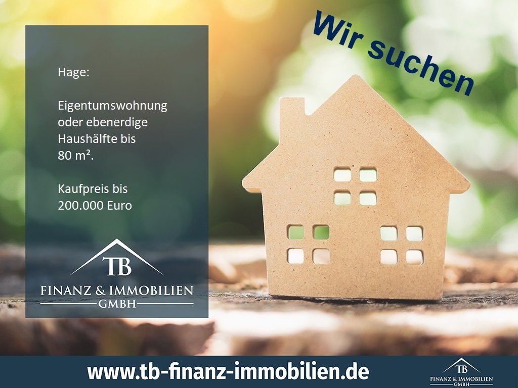 Wohnung zum Kauf 200.000 € 2 Zimmer 80 m²<br/>Wohnfläche Hage Hage 26524