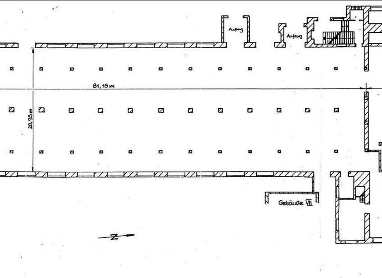 Lagerhalle zur Miete provisionsfrei 2,50 € 7.460 m² Lagerfläche teilbar ab 2.480 m² Bautzen 02625