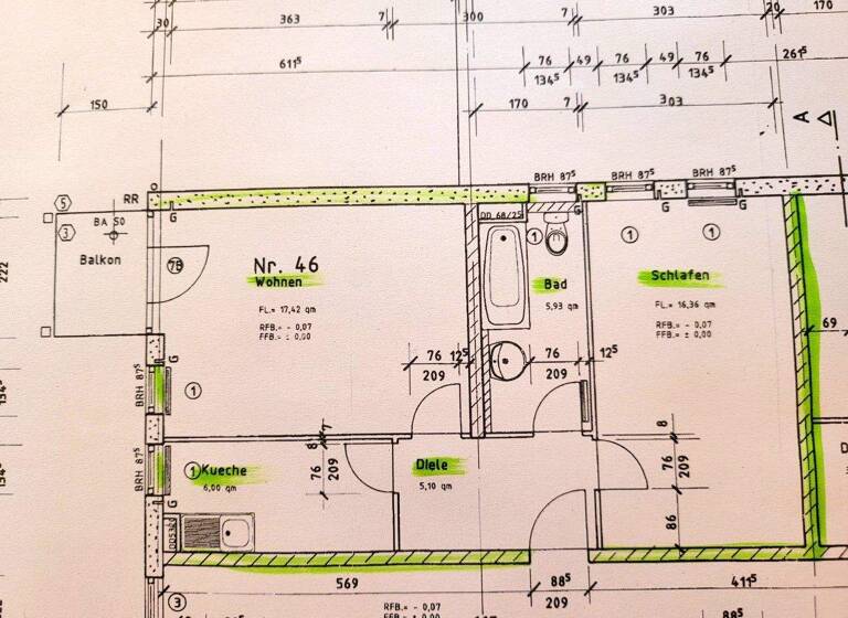 Wohnung zum Kauf 189.000 € 2 Zimmer 50 m² 1. Geschoss Stetten Lörrach 79539