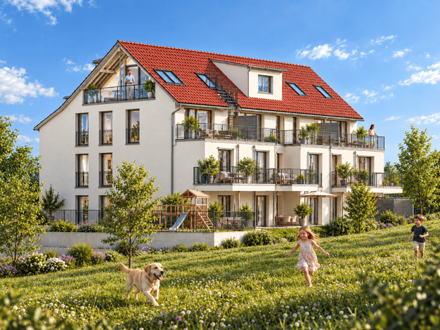 Wohnung zum Kauf - Neubau provisionsfrei 599.680 € 3,5 Zimmer 100 m² Geschoss 3/4 Lange Straße 13 Neckarhausen Nürtingen 72622
