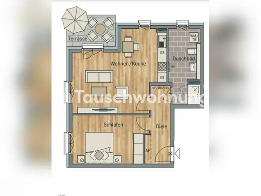 Wohnung zur Miete Tauschwohnung 750 € 2 Zimmer 60 m² Wahren Nordwest 04159