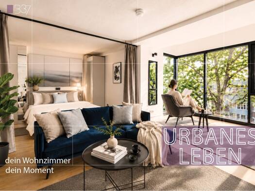 Wohnung zum Kauf 425.000 € 1,5 Zimmer 51,4 m² 2. Geschoss Barmbek-Nord Nord 22305