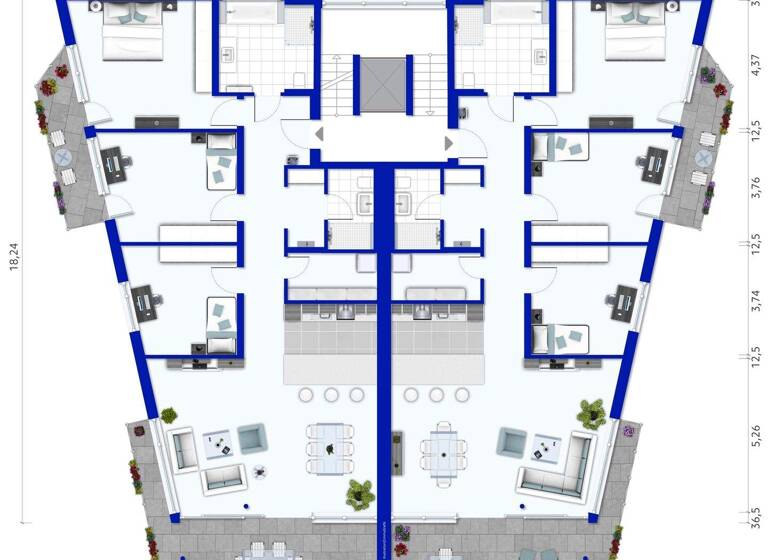 Wohnung zum Kauf provisionsfrei 1.099.000 € 4 Zimmer 148,4 m² Markdorf 88677