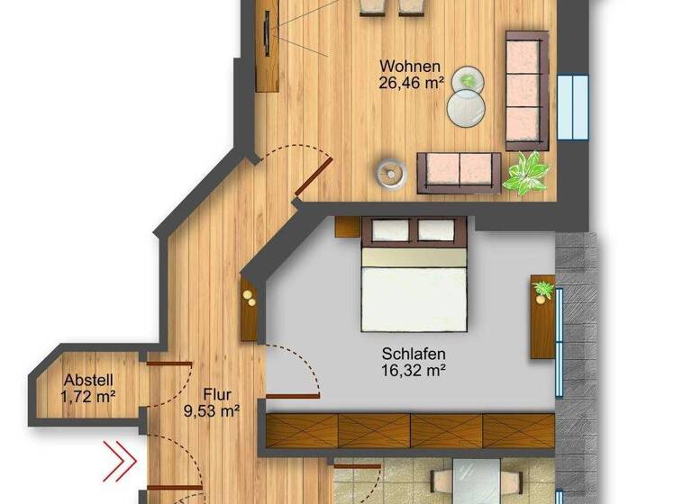 Maisonette zum Kauf 350.000 € 4 Zimmer 112,8 m² Geschoss 3/4 Niederwaldstraße 10 Striesen-Ost Dresden 01309