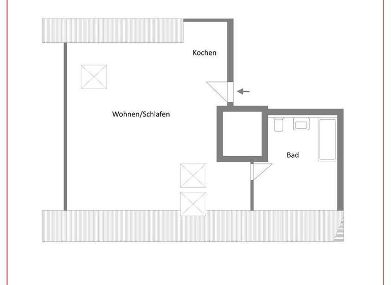 Studio zum Kauf 165.000 € 1 Zimmer 50 m² 4. Geschoss Leipziger Vorstadt Dresden 01097