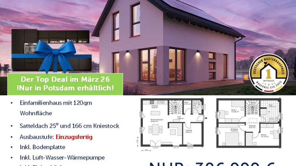 Einfamilienhaus zum Kauf provisionsfrei 500.998 € 5 Zimmer 122 m² 1.408 m² Grundstück Spreeau Grünheide (Mark) 15537