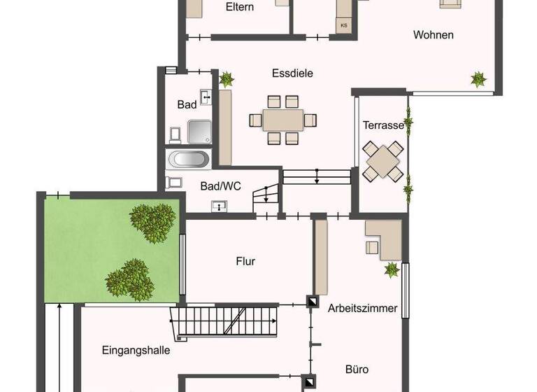 Bürogebäude zum Kauf provisionsfrei 371.000 € 8 Zimmer 300 m² Bürofläche Bünde 32257