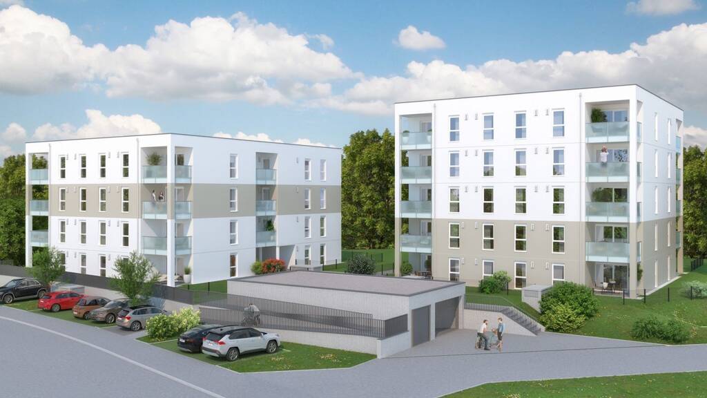 Wohnung zur Miete - Erstbezug 745 € 2 Zimmer 56,6 m² 4. Geschoss Alleehof 4 und 5 Schwanenstadt 4690