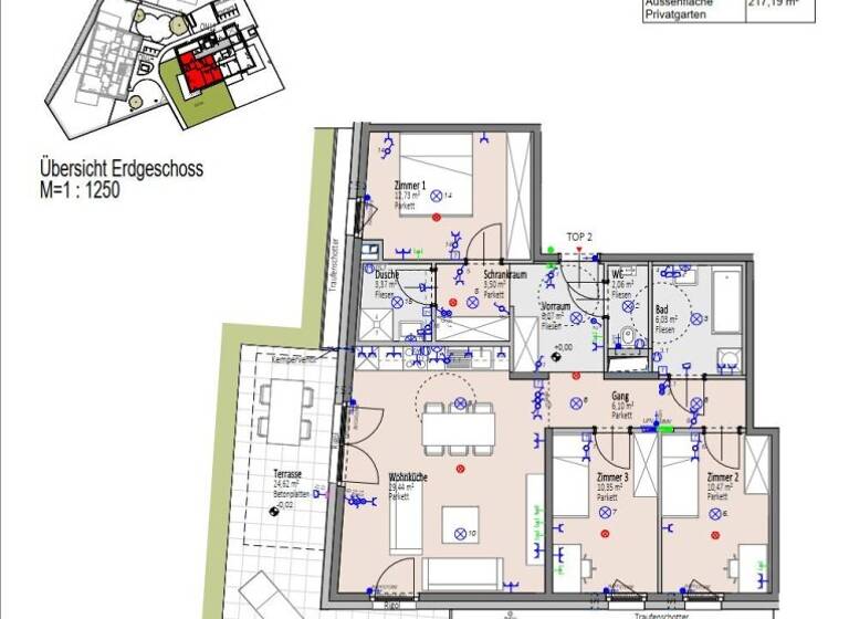 Wohnung zum Kauf - Erstbezug 543.000 € 4 Zimmer 90,1 m² EG Elisabeth Bollenberger - Gasse 10-14 Wiener Neustadt 2700