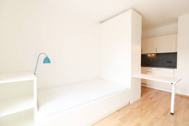 Wohnung zur Miete - Erstbezug 702 € 1 Zimmer 25,6 m² 5. Geschoss frei ab 01.08.2025 Mathilde-Maier-Straße 4 Gallus Frankfurt-Gallus 60326