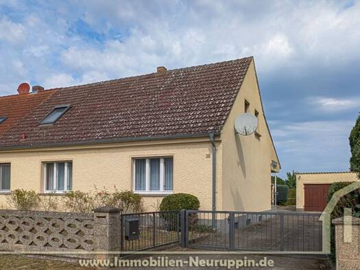 Doppelhaushälfte zum Kauf 275.000 € 6 Zimmer 126 m² 750 m² Grundstück Protzen Fehrbellin / Protzen 16833